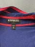 Express Outlet 100% Polyester Stripes Blue Casual Dress Size XS - photo 7
