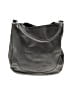 FRYE 100% Leather Solid Black Gray Leather Shoulder Bag One size - photo 1