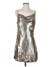 Zara Metallic Silver Cocktail Dress Size S - photo 1