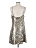 Zara Metallic Silver Cocktail Dress Size S - photo 2