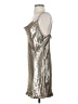 Zara Metallic Silver Cocktail Dress Size S - photo 5