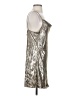 Zara Metallic Silver Cocktail Dress Size S - photo 4
