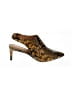 Joie 100% Leather Animal Print Brown Heels Size EU 39 - photo 1