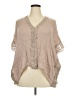 Kye Mi 100% Rayon Tan 3/4 Sleeve Blouse Size 4X (estimated) - photo 1