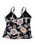 Freshwater Floral Black Swimsuit Top Size L - photo 2