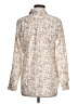 Garnet Hill Paisley Tan Ivory Long Sleeve Blouse Size 6 - photo 2