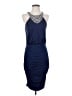 Venus Solid Blue Cocktail Dress Size S - photo 1