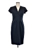David Meister Solid Blue Cocktail Dress Size 8 - photo 1