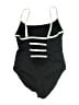 Hurley Graphic Black One Piece Swimsuit Size 3X - photo 2