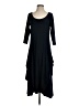 Sympli Solid Black Casual Dress Size 4 - photo 1
