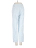 Ann Taylor Checkered-gingham Blue Casual Pants Size 0 - photo 2