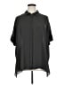 Alfani 100% Polyester Solid Black Short Sleeve Blouse Size XL - photo 1
