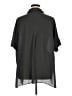 Alfani 100% Polyester Solid Black Short Sleeve Blouse Size XL - photo 2