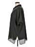 Alfani 100% Polyester Solid Black Short Sleeve Blouse Size XL - photo 5