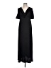 BCBGMAXAZRIA 100% Polyester Black Casual Dress Size L - photo 1