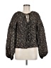 Lulus Black Long Sleeve Blouse Size M - photo 1