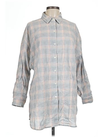 Max Studio 3/4 Sleeve Button-Down Shirt (view 1)
