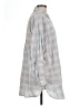 Max Studio 100% Cotton Plaid Gray 3/4 Sleeve Button-Down Shirt Size L - photo 4