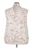 Torrid 100% Polyester Ivory Sleeveless Blouse Size 3X Plus (3) - photo 2