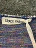 Grace Karin Tweed Blue Casual Dress Size L - photo 7