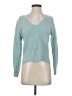 Poetry 100% Cashmere Teal Cashmere Pullover Sweater Size 2 - photo 1