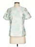 Helene Berman Tie-dye Teal Green Short Sleeve Top Size 10 - photo 1