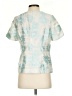 Helene Berman Tie-dye Teal Green Short Sleeve Top Size 10 - photo 2