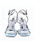 Badgley Mischka Silver Sandals Size 8 - photo 2