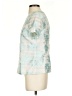 Helene Berman Tie-dye Teal Green Short Sleeve Top Size 10 - photo 5