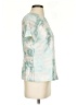 Helene Berman Tie-dye Teal Green Short Sleeve Top Size 10 - photo 4