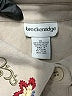 Breckenridge 100% Polyester Tan Ivory Long Sleeve Blouse Size XL - photo 7