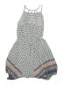Soprano 100% Polyester Paisley Gray Blue Dress Size 10 - photo 2