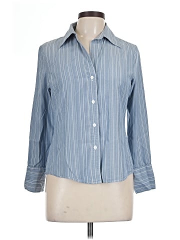 Tracy M. Long Sleeve Silk Top (view 1)