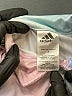 Adidas 100% Polyester Metallic Silver Track Jacket Size 5 - photo 3