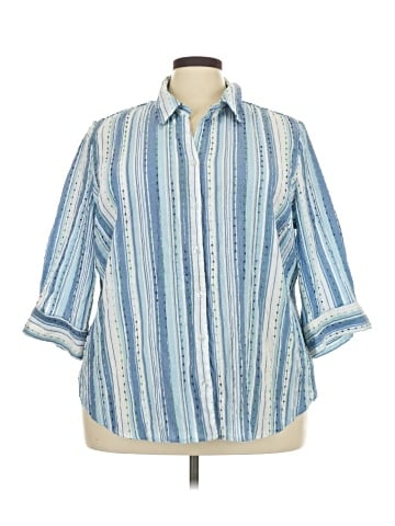 Essentials 3/4 Sleeve Blouse (view 1)