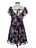 Lulus 100% Polyester Floral Blue Casual Dress Size S - photo 2