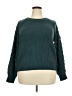 ELOQUII Solid Teal Pullover Sweater Size 18 Plus - photo 1