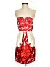 Tibi Hearts Red Cocktail Dress Size 4 - photo 1