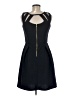 Betsey Johnson 100% Polyester Solid Black Cocktail Dress Size 6 - photo 2