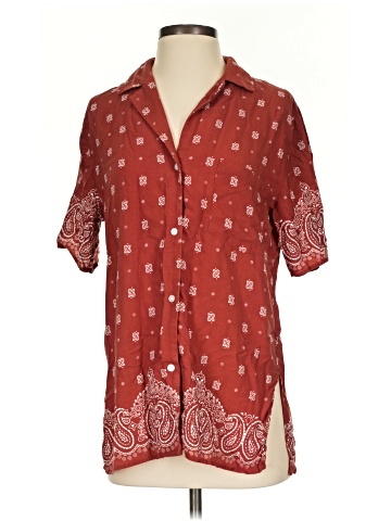 WAYF Short Sleeve Blouse (view 1)