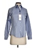 Cortland Park Blue Long Sleeve Button-Down Shirt Size XS - photo 1