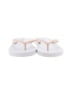 PrettyLittleThing White Ivory Flip Flops Size 10 - photo 2