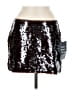 Lulus 100% Polyester Graphic Black Silver Formal Skirt Size M - photo 1