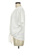 Como Vintage 100% Polyester Ivory Short Sleeve Blouse Size M - photo 5
