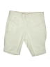 Dockers Solid Ivory Khaki Shorts Size 8 - photo 1
