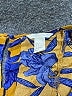H&M Print Blue Casual Dress Size 6 - photo 7