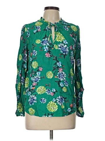 Ann Taylor LOFT Long Sleeve Blouse (view 1)