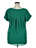 Pleione 100% Polyester Green Short Sleeve Blouse Size XL - photo 2