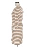 Index Stripes Tan Casual Dress Size M - photo 5