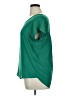 Pleione 100% Polyester Green Short Sleeve Blouse Size XL - photo 5